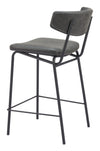 Charon Counter Stool Vintage Black — Set of 2