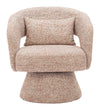 Liva - Swivel Chair - Frosty Brown