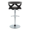 Gardenia - Adjustable Barstool (Set of 2) - Black