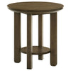 Ottowa - Round Wood Coffee Table Set