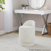 Marla - Upholstered Vanity Stool - Cream Fabric