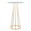 Canary - Bar Table - Gold Metal