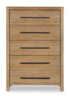 Horizons - 5 Drawers Chest - Weathered Oak