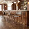 Ace Barstool (Set of 2) Brown & Walnut — Set of 2