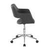 Margarite - Task Chair - Chrome Metal
