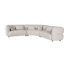 Four Seasons - Sectional Set With 6 Pillows - Camel