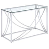Lille - Glass Top Entryway Sofa Console Table Accents