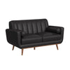 Horizon - Loveseat With Wood Front 2 Pillows