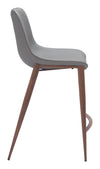 Magnus Counter Stool Slate Gray & Walnut — Set of 2