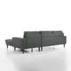 Vale - 2 Piece Chaise Sectional - Gray
