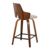 Ariana - 24" Fixed-Height Counter Stool (Set of 2) - Dark Brown