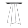 Cece - Counter Table - Chrome Metal