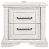 Mckinney - 2-Drawer Nightstand With Dual USB - Vintage White