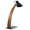 Noah - 22.25" Table Lamp - Walnut And Black