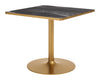 Caliza Dining Table Black & Gold