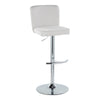 Henry - Adjustable Barstool With Swivel - Chrome Metal (Set of 2)