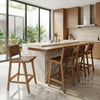 Feder Counter Stool Brown — Set of 2