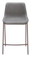 Magnus Counter Stool Slate Gray & Walnut — Set of 2