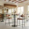 Rorun Counter Stool Brown — Set of 2