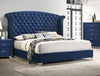 Melody - Upholstered Wingback Bed