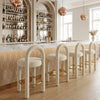 Curco Counter Stool Beige — Set of 2
