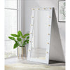 Lindy - Floor Mirror - Glossy White