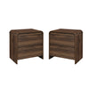 Mara - Two Drawer End Table / Bedside Table (Set of 2)