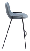 Desi Counter Stool Azure Gray — Set of 2