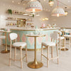 Rilou Barstool White & Natural — Set of 2