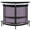 Amarillo - Freestanding Glass Top Home Bar Wine Cabinet