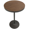 Dakota - Adjustable Bar / Dinette Table - Gray Finish And Brown