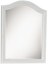 Madison - Arched Mirror - Natural White Painted Finish