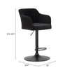 Prescott Barstool Black