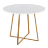Cosmo - Dining Table - Natural Wood Metal Base