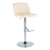 Toriano - Adjustable Barstool (Set of 2) - Beige