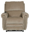 Warner - Power Headrest With Lumbar Power Lay Flat Recliner