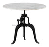 Mufid - Bistro Table - White & Black