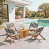 Riviera Extendable Stool Natural — Set of 2