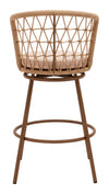 Islamorada Swivel Barstool Brown