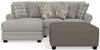 Livingston - Sectional With Comfort Coil Seating, 40" Cocktail Ottoman And Accent Pillows Included