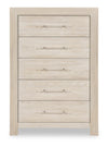 Horizons - 5 Drawers Chest - Soft Taupe