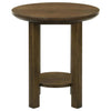 Ottowa - Round Wood Coffee Table Set