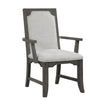 Lisbon - Dining Arm Chair (Set of 2) - Gray