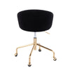 Claire - Task Chair - Gold Base