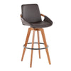 Cosmo - Fixed-Height Barstool - Walnut Bamboo Base