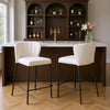 Linz Counter Stool Cream — Set of 2