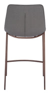 Magnus Counter Stool Slate Gray & Walnut — Set of 2