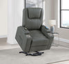 Armstrong - Upholstered Power Lift Massage Recliner