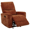 Navarro - Chenille Upholstered Glider Recliner