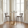 Silues Barstool Taupe & Brown — Set of 2